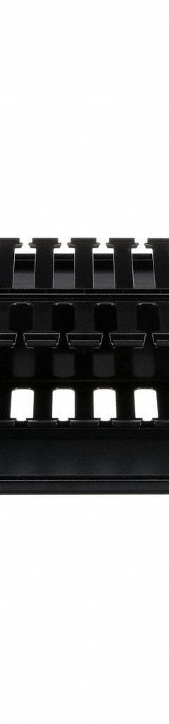 PANDUIT Horizontal Dual-Sided Manager: Horizontal, 2 U, Dual Side Sides, 8 7/8 in Overall Dp, Black (MPN WMPH2E). Key specifications — Color: Black; Includes: Bend Radius Clips; Orientation: Horizontal; Brand: PANDUIT; Material: Plastic; Number of Sides: Dual Side; Product Type: Dual-Sided Manager.