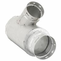 Reducer Wye: 5 in Duct, 12 in Lg, Steel, 5 1/2 in Inlet Dia, 4 1/2 in Outlet Dia, Category I (MPN 5FCY34). Key specifications — Finish: Zinc Coated; Brand: AMERI-VENT; Product Type: Reduction Wye; Material: Steel; Connection Type: Snap Lock; Vent Material: Zinc Coated Steel.
