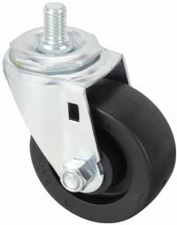 APPROVED VENDOR Stem Caster: Swivel, 3 in Wheel Dia., 1 1/4 in Wheel Wd, Polyolefin, 3/4 in Stem Lg (MPN 32J881). Key specifications — Brand: APPROVED VENDOR; Thread Size: 1/2"-13; Roll Up: Swivel.