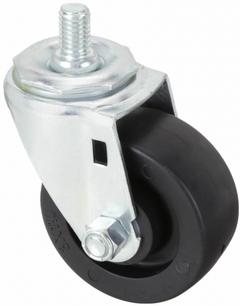 APPROVED VENDOR Stem Caster: Swivel, 3 in Wheel Dia., 1 1/4 in Wheel Wd, Polyolefin, 3/4 in Stem Lg (MPN 32J881). Key specifications — Brand: APPROVED VENDOR; Thread Size: 1/2"-13; Roll Up: Swivel.
