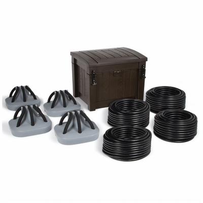 ATLANTIC Shallow Pond Aeration System, Four Diffusers: Max Air Flow 240 lpm - Diffuser Systems
