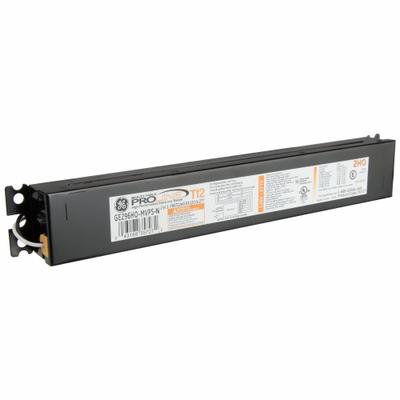 GE LAMPS Fluorescent Ballast: 120 to 277V AC, 1/2 Lamps Supported - Programmed Rapid Start Electronic Fluorescent Ballasts