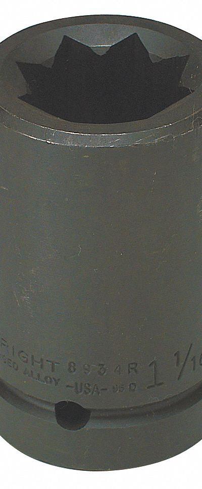 WRIGHT Impact Socket: 1 in Drive Size - 1" Drive Impact Sockets