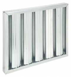 GRAINGER Grease Filter: 20 in x 25 in x 2 in, Galvanized Steel, Baffle (MPN 4C883). Key specifications — Brand: GRAINGER; Media Material: Galvanized Steel; Frame or Header Material: Galvanized Steel; Air Filter Construction: Baffle; Air Filter Item: Grease Filter.