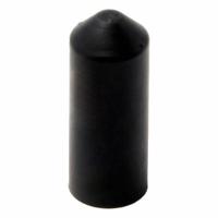 ELECTRIDUCT Heat Shrink End Caps: 25 Pk, 0.39 in I.D. Before Shrinking, 0.16 in I.D. After Shrinking (MPN HSEC-0375-UV-BK-25PK). Key specifications — Shrink Tubing Properties: UV Light Resistant; Shrink Ratio: 3:1; Temp. Range: -55°C to 110°C; Brand: ELECTRIDUCT; _Pack Size: 25.
