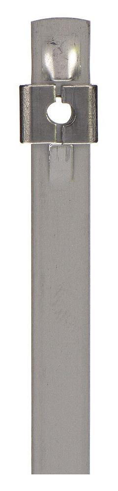 TY-RAP Cable Tie: 22 in Nominal Lg, 6 in Nominal Max. Bundle Dia., 0.25 in Wd, Silver, 10 PK (MPN SS23-250-10). Key specifications — Brand: TY-RAP; Locking Style: Stainless Steel Barb; Color: Silver.