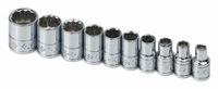 SK PROFESSIONAL TOOLS Socket Set: 1/4 in Drive, 10 Piece, 12-Point, SAE, 3/16 in to 9/16 in (MPN 4946). Key specifications — attr1224269: 1/4 in; attr1204685: Not Tether Capable; attr1204650: 3/16 in to 9/16 in; attr1204673: Socket Bits Not Included; attr1204688: SK PROFESSIONAL TOOLS; attr1224230: Friction; attr1206170: Standard Sockets.