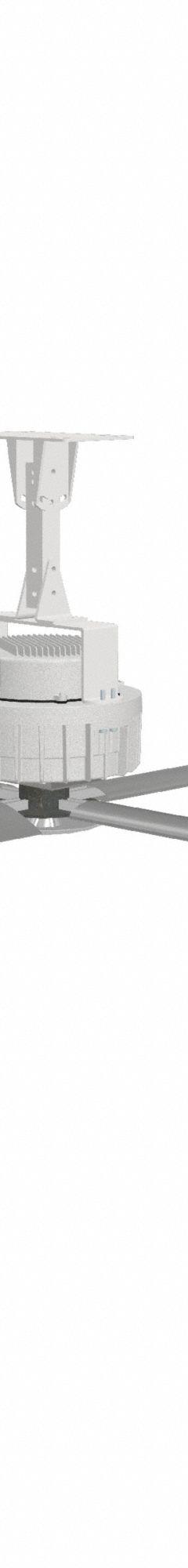 SKYBLADE Ceiling Fan: 24 ft Blade Dia, Variable Speeds, 460V AC, Three Phase, Black, Pro Series, 2 A (MPN G420PRO-2473-464-3). Key specifications — Voltage: 460V AC; Light Kit: No; Series: Pro Series; Number of Speeds: Variable; Phase: Three; Current: 2 A; Brand: SKYBLADE.