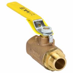 APOLLO Manual Two-Way Ball Valve: 3/4 in, Bronze, Straight, FNPT x MNPT, 600 psi Max. Pressure (CWP) (MPN 7080401). Key specifications — Brand: APOLLO; Handle: Lever.