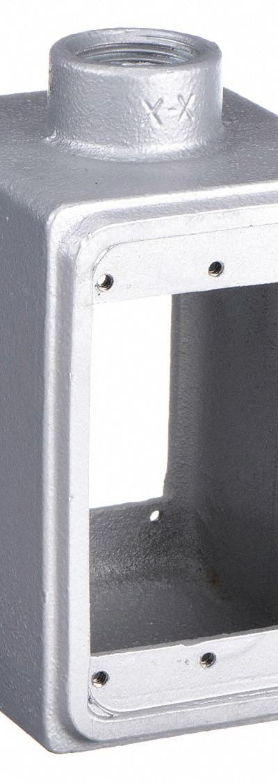 APPLETON ELECTRIC Electrical Box: Iron - Iron Weatherproof Electrical Boxes