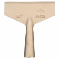 AMPCO Scraper: Bld. Mat. Nickel Aluminum Bronze, Stiff, Straight Bld. Shape, 6 3/4 in Overall Lg (MPN S-33). Key specifications — attr1004902: AMPCO; attr1017570: Standard End; attr1029655: Straight; attr1034073: Bevel/ Offset.