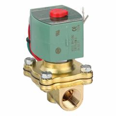 REDHAT Solenoid Valve: 2-Way, Normally Closed, 1/2 in Pipe Size, 24V DC, Watertight, High Flow (MPN 8210G094LF 24/DC). Key specifications — Pipe Size: 1/2 in; Voltage: 24V DC; Brand: REDHAT; Coil Enclosure: Watertight.