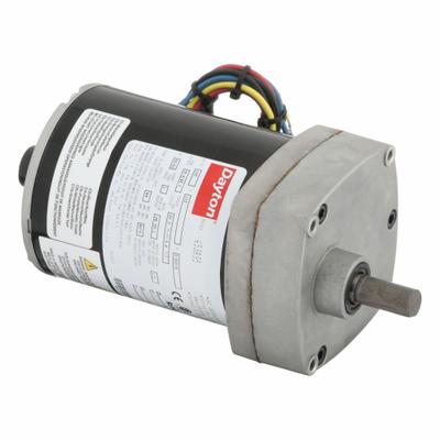 Dayton Gearmotor: Parallel, Single Output Shaft, PSC, TENV, 60 RPM, 30 in-lb Max Torque - Parallel Shaft AC Gearmotors