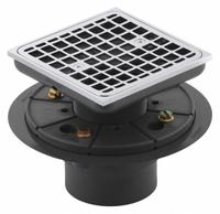 KOHLER Shower Drain: 6 1/2 in Overall Dia, 4 5/8 in Grate Size, 3 in Nominal Pipe Size, Threaded (MPN K-9136-CP). Key specifications — Color: Silver; Connection Type: Threaded; Brand: KOHLER.