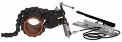 WHEELER-REX Hydraulic Pipe Cutter: 24 in Max, 6 in Min, For Cast Iron, Max 9,700 psi, Hand Pump (MPN 5590-24). Key specifications — attr665459: Hydraulic Pipe Cutter; attr665461: Cast Iron; attr665467: Hose; attr665453: WHEELER-REX.
