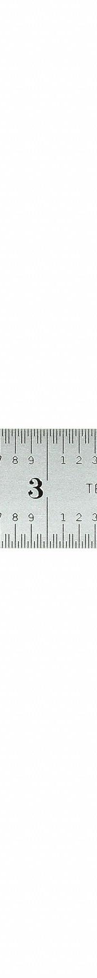 STARRETT Steel Rule, Spring Tempered: C606R-6, 6 in, 0.05 in Thick, 1/10 in/1/50 in, Chrome, Black. Key specifications — attr939978: 1/10 in; attr944136: Case; attr934745: STARRETT; attr944509: Chrome; attr939993: Decimal; attr986193: Etched.