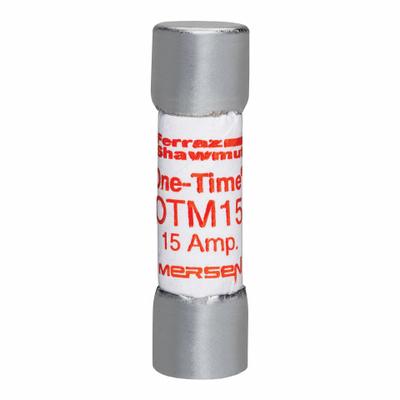 MERSEN Fuse: OTM Series, Midget, Fast-Acting, 15 A, 250 V AC, 13/32 in x 1 1/2 in - Fast-Acting Cylindrical Fuses