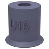 PIAB Vacuum Pad: w/o Adapter, 10.92 mm Pad Dia, Food Grade Silicone Rubber, Clear, 16.51 mm Pad Ht (MPN U10.21). Key specifications — attr1019136: U10.21; attr1019138: PIAB; attr1019139: 50A.