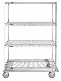 APPROVED VENDOR Wire Shelving Unit: 48 in x 18 in x 69 in, Dry, Split Sleeve, 3 Shelves, Silver (MPN SS-DB1848-63CF). Key specifications — Color: Silver; Includes: (4) Posts; Finish: Zinc-Plated; Recommended Environment: Dry; Post Shape: Round; Number Of Shelves: 3; Caster Wheel/Configuration: (2) Swivel; Material: Steel.