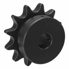 TSUBAKI Single Strand Sprocket: 40, For 1/2 in Chain Pitch, 1/2 in Bore Dia, 12 Teeth, Steel (MPN 40B12F-1/2). Key specifications — Brand: TSUBAKI.