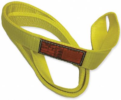 STREN-FLEX Web Sling: Type 4, Nylon, 4 Plies, 3 ft Sling Lg - Standard Nylon Twisted-Eye Web Slings