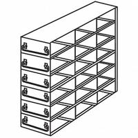 Upright Freezer Drawer Rack: 8 5/8 in Overall Lg, 8 5/8 in Overall Wd, Stainless Steel (MPN 0440316). Key specifications — Includes: Slide Out Drawers; Material: Stainless Steel; Product Type: Upright Freezer Drawer Rack; Brand: COLE-PARMER.