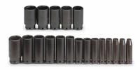 PROTO Impact Socket Set: 1/2 in Drive Size, Small Set (0-50 pieces) Set Size, 19 Pieces, Black Oxide (MPN J74116). Key specifications — attr1204251: PROTO; attr1215453: 1/2 in; attr1215454: 3/8 in to 1-1/2 in.