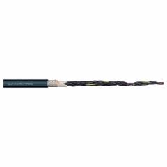 CHAINFLEX Control Cable: 18 AWG, 7 Conductors, Order by the Foot, TPR Jacket, 1,000 V (MPN CF10-UL-07-07). Key specifications — Conductor Material: Copper; Conductor Configuration: Single; Minimum Bend Radius Factor - Fixed: 3 x OD; Minimum Bend Radius Factor - Flexible: 4 x OD; Includes Ground: Yes; Minimum Bend Radius Factor - E-Chain: 5 x OD; Resistance Properties: Bending Resistance; Standards: IEC 60332-1-2.
