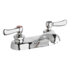 CHICAGO FAUCETS Low Arc Bathroom Faucet: 802, Cast Brass, Polished Chrome Finish, 1 gpm Flow Rate (MPN 802-E74ABCP). Key specifications — Includes: Mounting Hardware; Brand: CHICAGO FAUCETS; Series: 802.