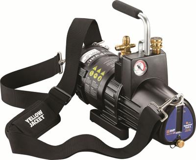 YELLOW JACKET Vacuum Pump: 8 cfm, 15 micron Ultimate Vacuum, 120V AC, A2L Compatible - A2L Compatible Refrigerant Evacuation Pumps