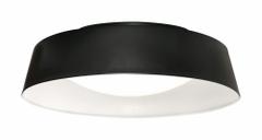 LED Flush Mount: 15 1/2 in Dia, Black/White, 4 in Ht, 2,500 lm, 2700K/3000K/3500K/4000K/5000K, 26 W (MPN DUNF15LAJUDBKWH). Key specifications — Voltage: 120 to 277V AC; Brand: AFX INC.; For Bulb Type: Integrated LED; Color Temperature: 3000K; Housing Finish/Color (Broad): Black/White.