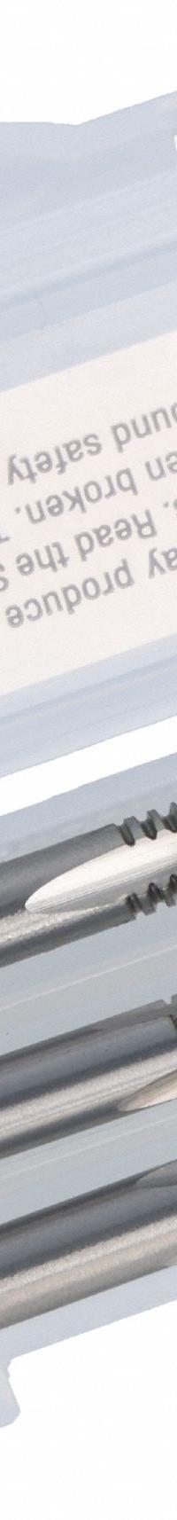 CLE-LINE Tap Kit: #3-48 UNC, H2 / 2B, 3 Flute, High Speed Steel (MPN C00325)