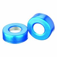 Lab Bottle Caps: 20 mm Dia, Blue, Aluminum, Unlined, 1,000 Closures Included, Colored (MPN 224178-05). Key specifications — Closure Type: Open Top Cap; Clarity: Colored; Septa Included: No; Vented: No; Brand: WHEATON; Closure Color: Blue; Closure Liner Material: Unlined.