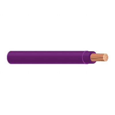 APPROVED VENDOR Building Wire: Copper, 10 AWG, 1 Conductors, Stranded, Purple, 1,000 ft Lg - Copper THHN/THWN-2 Building Wires