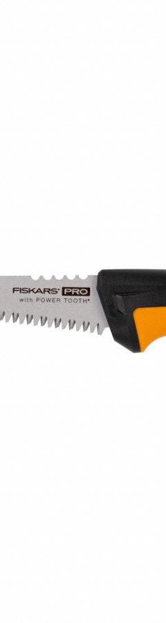FISKARS Hand Saw: 6 in Blade Lg, Steel, 6 in Overall Lg, 8, Plastic (MPN 730100-1001). Key specifications — attr307094: Steel; attr307097: Plastic; attr307096: 8; attr324786: FISKARS.
