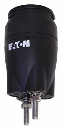 EATON Mounting Base: Tower Light Base, For SL4, 3 in Overall Ht, 1 9/16 in Overall Dia, SL4-PIB-IMS. Key specifications — Brand: EATON; Compatible with Series: SL4; Connection Type: Spring-Loaded Terminal; Housing Color: Black; IP Rating: IP66; Mounting Location: Pole Mount; Manufacturer Part Number: SL4-PIB-IMS; Includes: Fixing Screws.