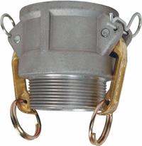 Cam and Groove Coupling: 5 in Coupling Size, 5 in Hose Fitting Size, 5 in -8 Thread Size, Nitrile (MPN G500-B-AL). Key specifications — Thread Size: 5 in -8; Fitting Type: MNPT; Gasket Material: Nitrile; Brand: DIXON VALVE & COUPLING.