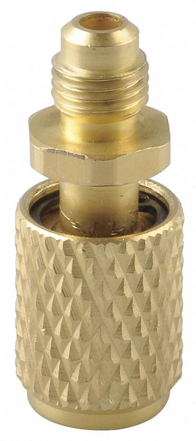 APPROVED VENDOR Quick Coupler: 2 in Lg, 180° Angle, Input 1/4 in Male QC - Manifold Hose Adapters, Couplers & Unions