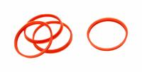 KIMBLE Pour Ring: Red, ETFE (MPN 14395E-452). Key specifications — Material: ETFE; Color: Red; Thread Configuration: GL-45.