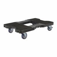 SNAP-LOC General Purpose Dolly: 1,200 lb, Black, 32 in L x 21 in W x 7 in H Deck, Textured (MPN SL1200D4TB). Key specifications — Brand: SNAP-LOC; Color: Black; Caster/Wheel Configuration: (2) Swivel with Brake; Lip Type: Flush.