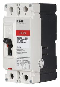 EATON Molded Case Circuit Breaker: 200 A Amps, 65kA at 240V AC, Fixed, AB, Load Side Lug, Std, ED (MPN ED2200). Key specifications — attr217792: ED; attr196056: 65kA at 240V AC; attr196057: Fixed; attr196058: AB; attr196059: Load Side Lug; attr196061: 225A/F.