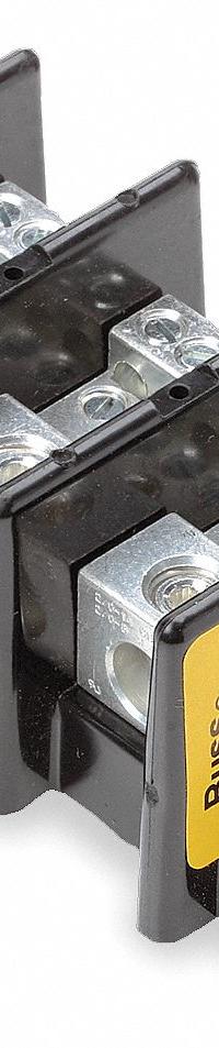 BUSSMANN Power Distribution Block: Open, Lug, Lug, 14 AWG – 2/0 AWG For Line Side Wire Sizes (MPN 16021-3). Key specifications — attr1361688: Surface; attr1308686: BUSSMANN; attr1361672: Aluminum.