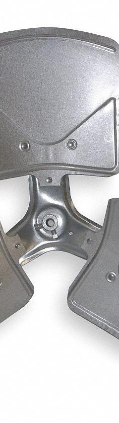 REVCOR Replacement Propeller: 20 in Propeller Dia., 1/2 in Bore Dia., 34° Pitch, 3 Blades, Aluminum (MPN XW2003-34 L)