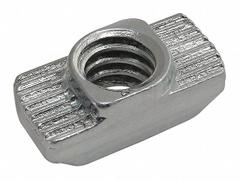 Drop in T-Nut: 1/4"-20 Size, 6 mm Thread Lg, 30 Series, Zinc-Plated, Steel (MPN 13110). Key specifications — Fastener Type: T-Nut; Material: Steel; Finish: Zinc-Plated; T-Slot Fastener Type: T-Nut; Compatible Series: 80/20 30 Series; System of Measurement: Metric; Brand: 80/20; Mounting Type: Drop-In.