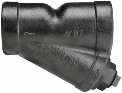 KECKLEY Y Strainer: 2 1/2 in, NPT, Perforated, 0.0625 in Screen Size, Cast Iron - Cast Iron Y Strainers