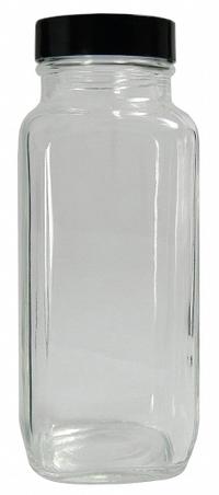 QORPAK Mixing/Storage/Sampling Bottle: 120 mL, 33-400, Phenolic, PolyCone, Colorless, 120, Clear (MPN GLC-01319). Key specifications — Screw Closure Size: 33-400; Pre-Cleaned: Visible Particulate; Graduated: No; Brand: QORPAK; Body Color: Colorless.