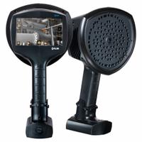 FLIR Acoustic Imaging Camera: 124 dB Max Acoustic Measurement, 5 in Display Size, Digital (MPN T912263). Key specifications — Brand: FLIR; Display Type: Digital; Testing Functions: Mechanical Fault.