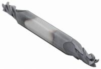 CLEVELAND Square End Mill: Carbide, TiAlN Coated, Double End, 4 Flute, 1/8" Mill Dia, 7/16" LOC (MPN C80272)