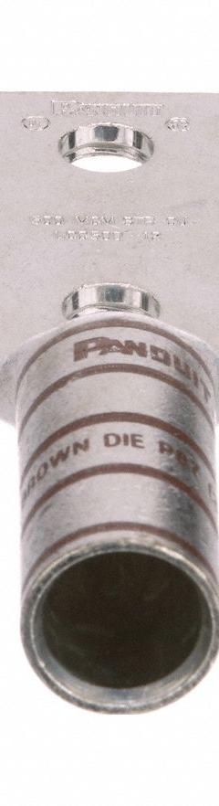 Compression Lug: For 500 kcmil, 1/2 in Stud Size, Long, Copper Barrel (MPN LCC500-12-6). Key specifications — Die Code: P87; Inspection Hole: No; For Wire Sizes: 500 kcmil; Brand: PANDUIT; Manufacturer Part Number: LCC500-12-6.