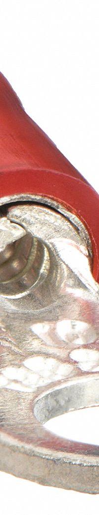 STA-KON Ring Terminal: Red, Nylon Insulation, 3/8 in Stud Size, 22 AWG to 16 AWG Wire Sizes, 600 V (MPN RA18-38). Key specifications — attr1308027: STA-KON; attr1356587: Serrated.